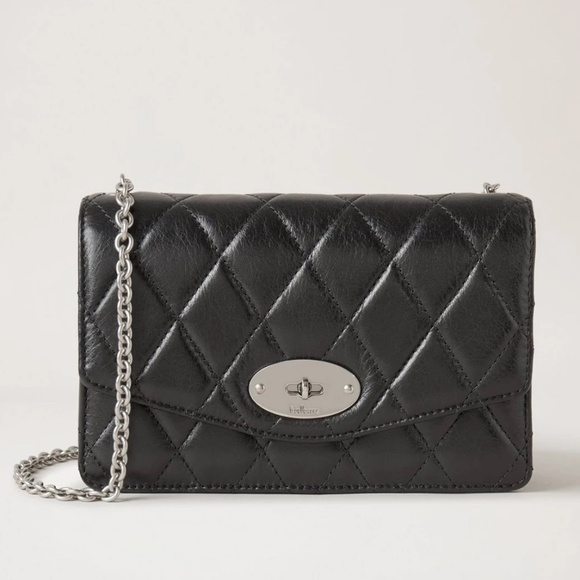 Mulberry Handbags - Mulberry 'Darley Small' Quilted Black Leather Bag - MSRP $930 - BNWT